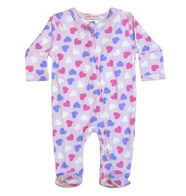 Baby Steps Heart Toss Footie