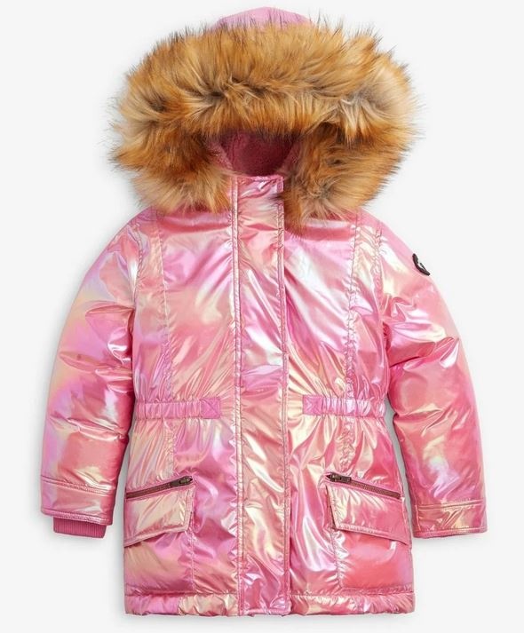 Appaman Radient Pink Mid Length Puffer Coat