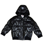 Appaman Black Glitter Puffy Coat
