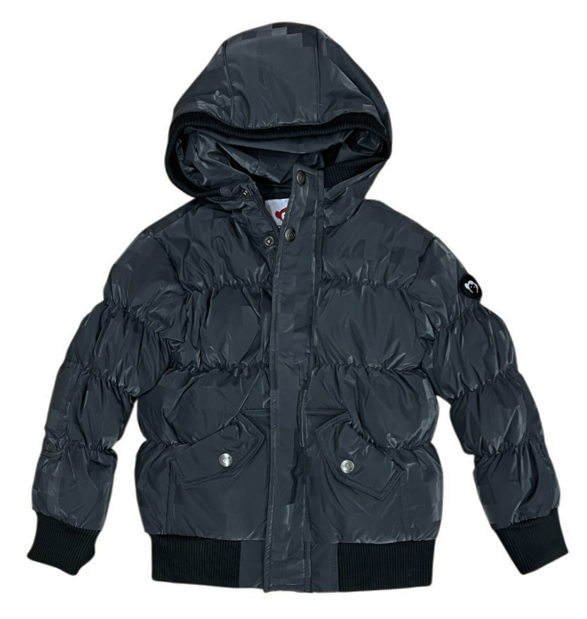 Appaman Digital Black Puffy Coat