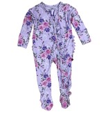 Lev Baby Eliza Ruffle Zip Footie