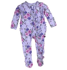 Lev Baby Eliza Ruffle Zip Footie