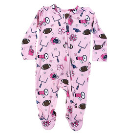 Angel Dear Pink Game Day Footie