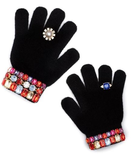 Super Smalls Ice Skating Jeweled Gloves