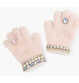 Super Smalls Cotton Candy Jeweled Gloves