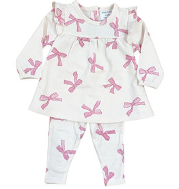 Angel Dear Pretty Bows Ruffle Top  w/Legging