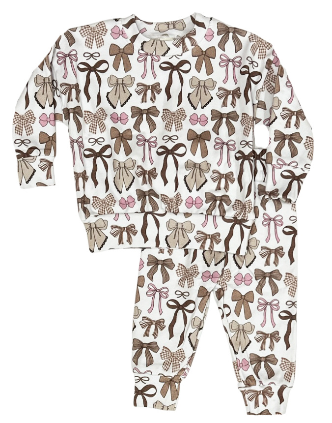 LPK Pink Cocoa Bows Set