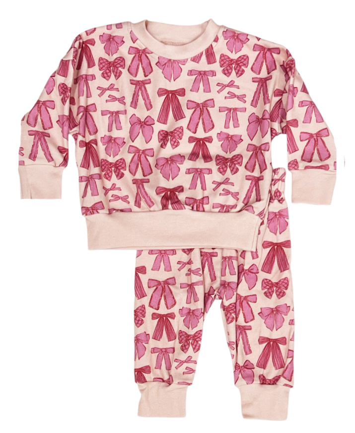 LPK Pink Bows Set