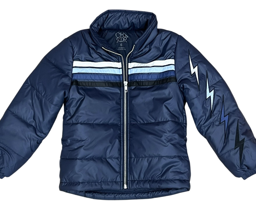 Chaser Winter Bolts Blue Jacket