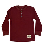 Appaman Dark Cherry Thermal Henley