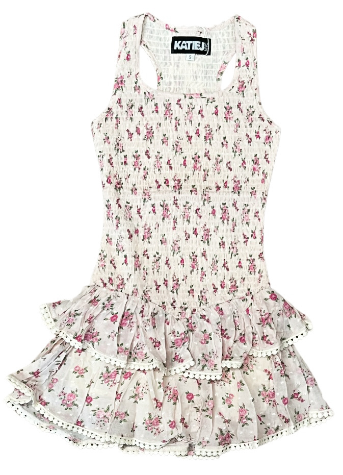 KatieJ NYC Vintage Bunches Flor Dress