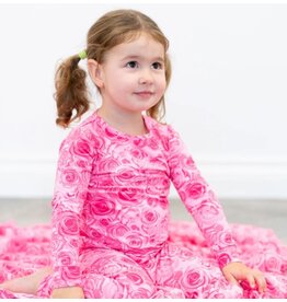 Pink Roses 2pc Infant PJ Set