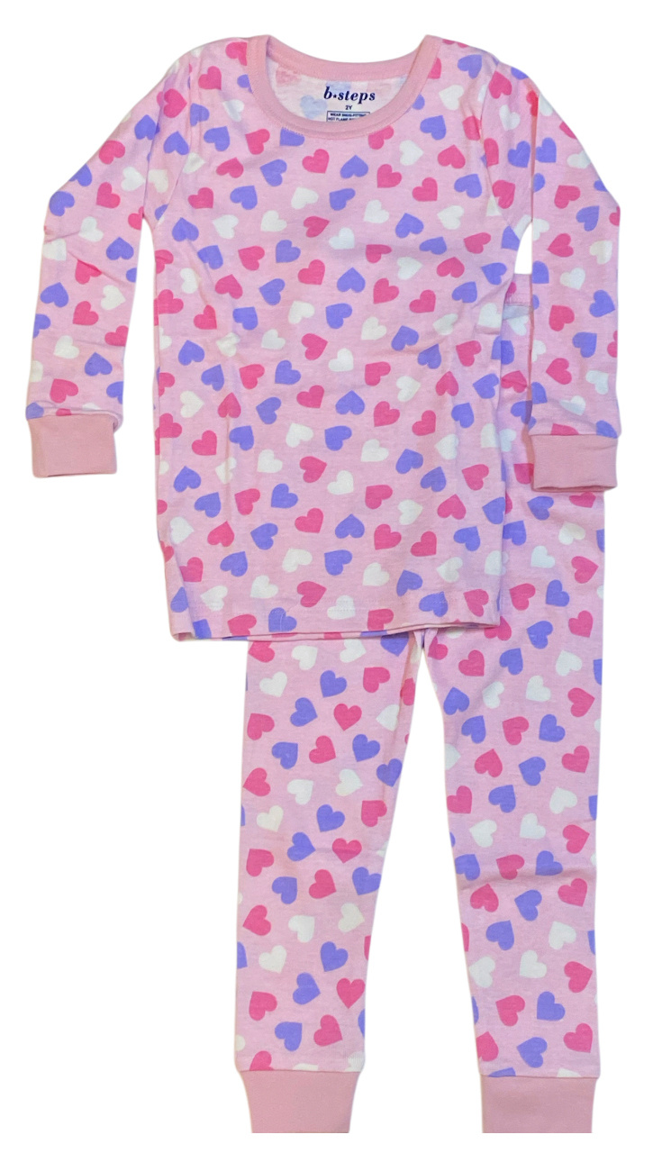 Baby Steps Heart Toss PJ Set
