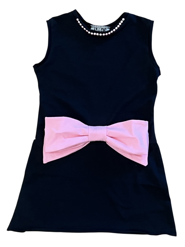 Hope Black Bow Tank Dress
