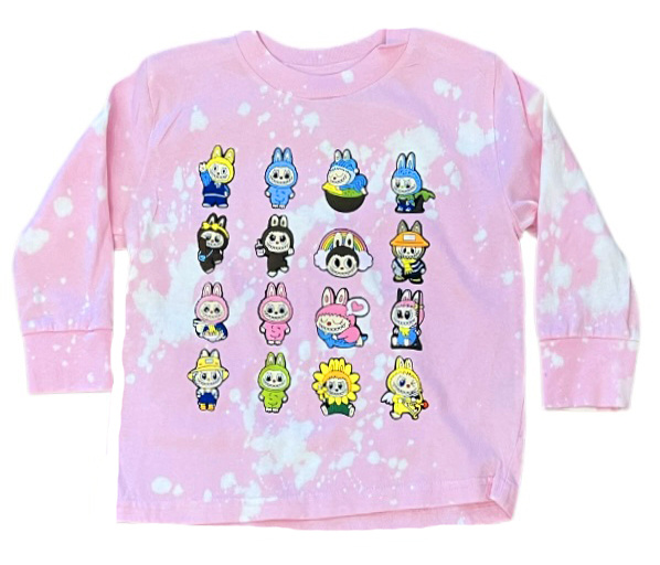 Rock Candy Pink Labubu Fun LS Tee