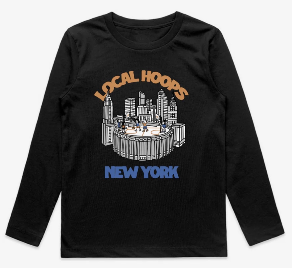 Local Hoops Black Garden LS Tee
