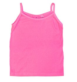 Firehouse Neon Pink Ribbed Strappy Tank