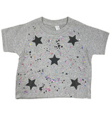 Rock Candy Grey Star Splatter SS Tee
