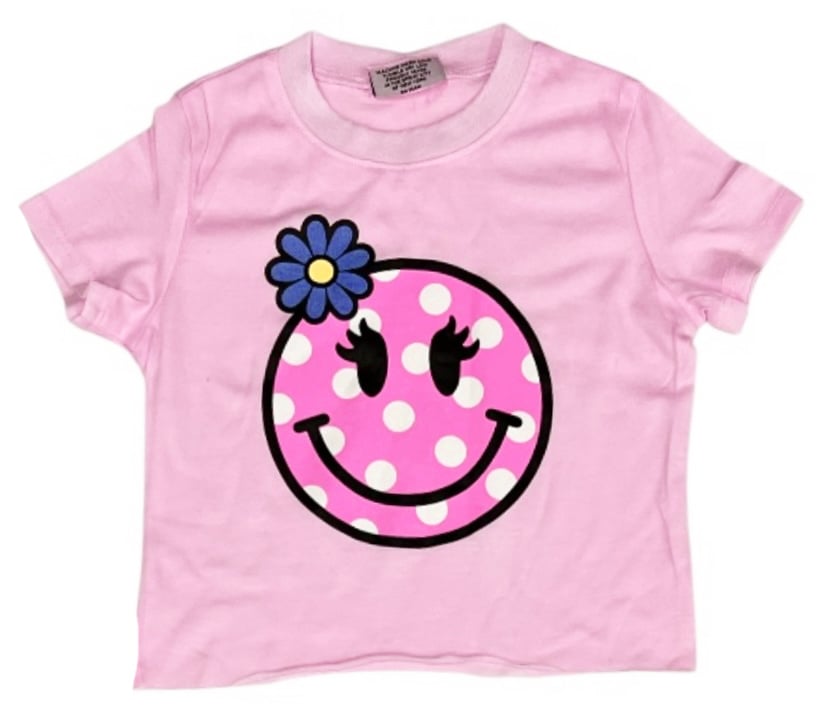 Firehouse Ice Pink Polka Dot SS Tee