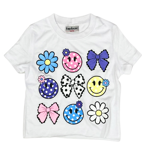 Firehouse White Happy Day SS Tee