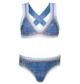PQ Indie Sky Rainbow Embroidered Bikini