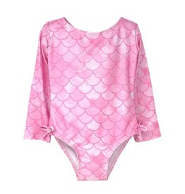 Flap Happy Pixie Scales LS Rash Guard Swimsuit