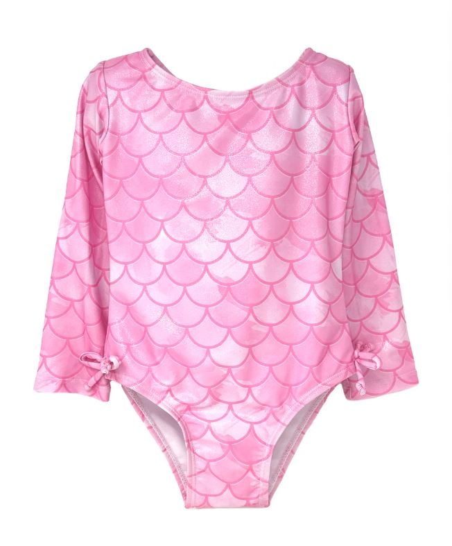 Flap Happy Pixie Scales LS Rash Guard Swimsuit