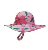 Flap Happy Pink Hibiscus Swim Hat