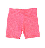 Dori Neon Pink/White Heathered Bike Shorts