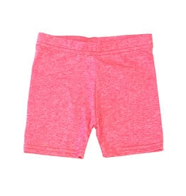 Dori Neon Pink/White Heathered Bike Shorts