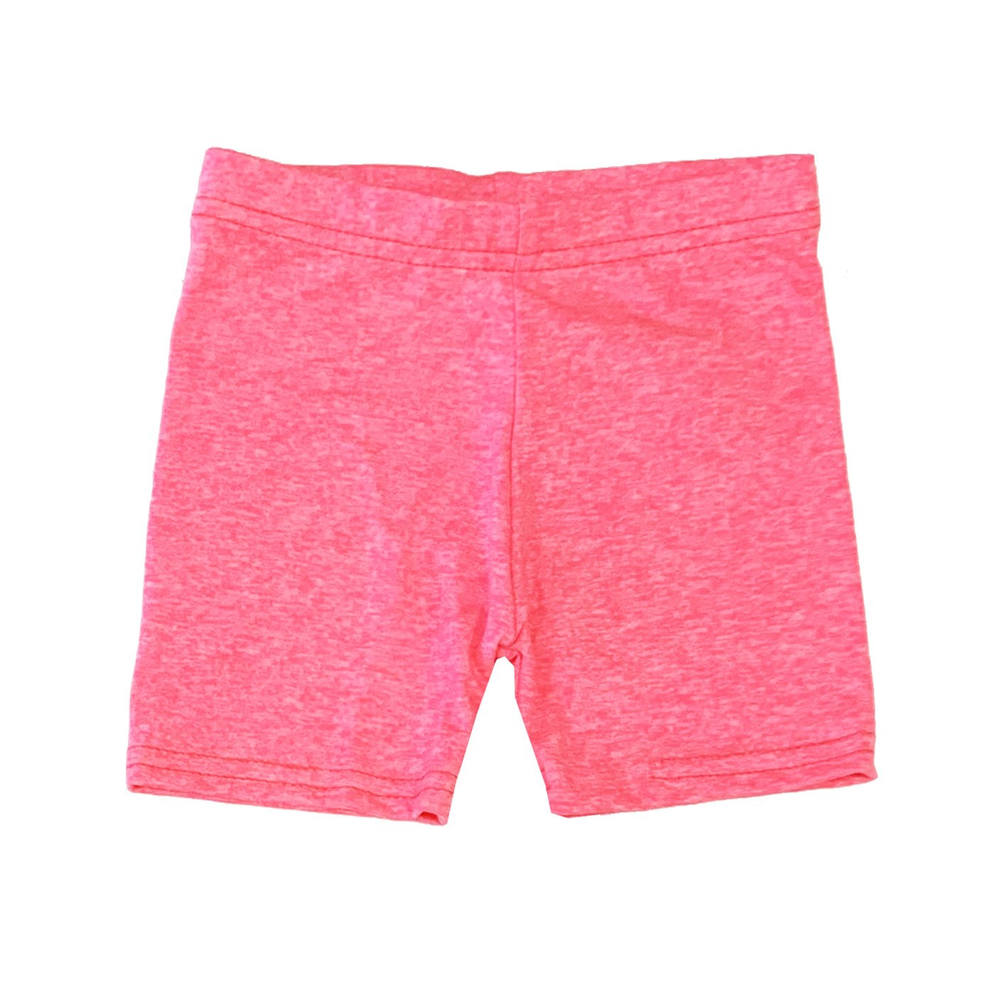 Dori Neon Pink/White Heathered Bike Shorts