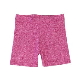 Dori Pink/White Heathered Bike Shorts