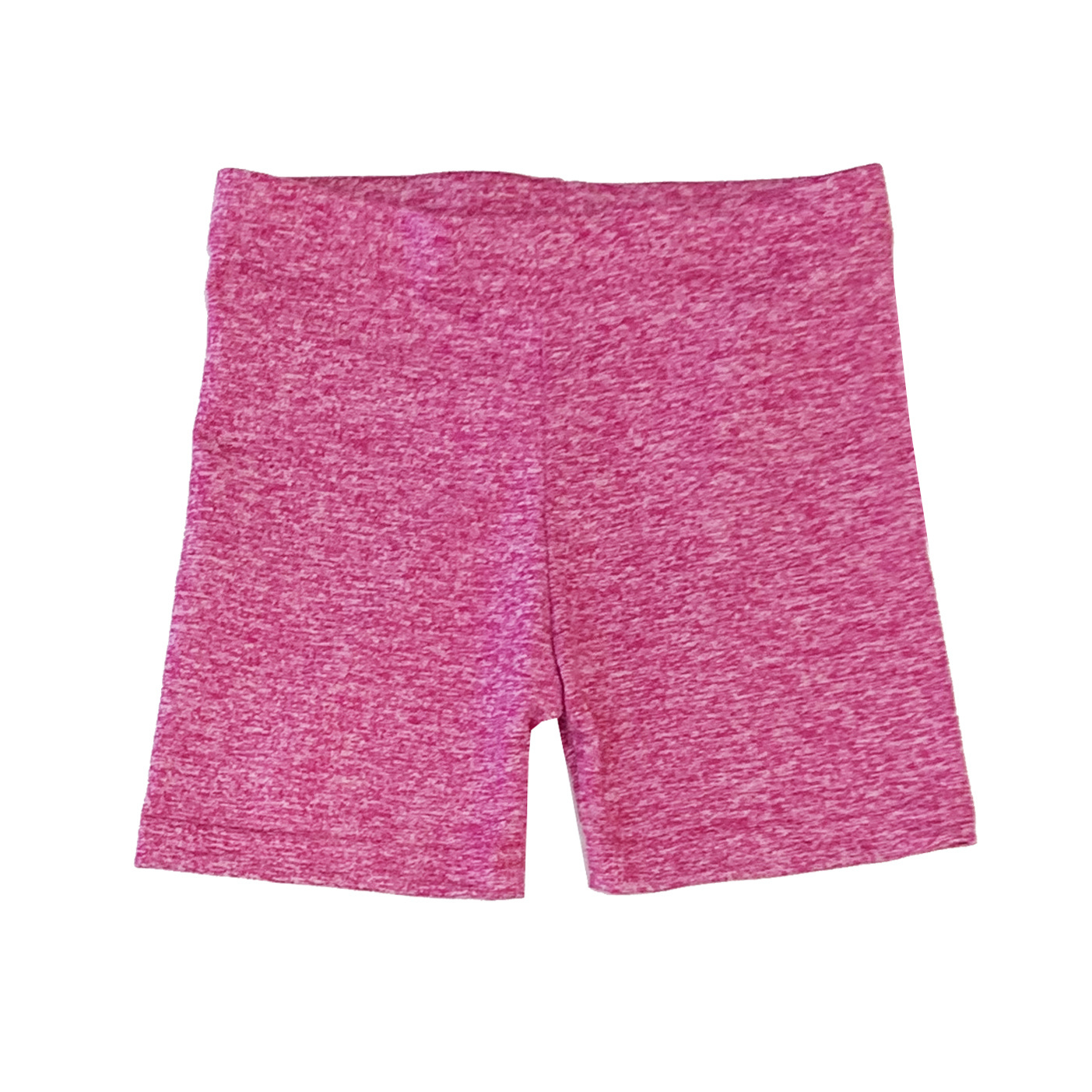 Dori Pink/White Heathered Bike Shorts