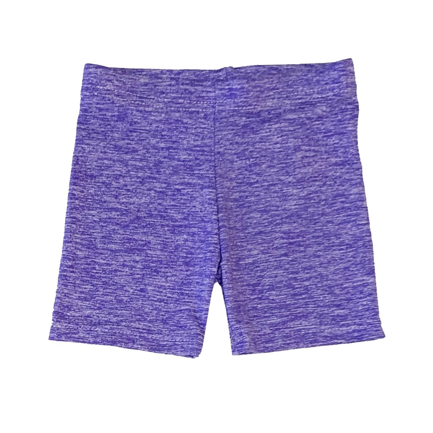 Dori Violet/White Heathered Bike Shorts