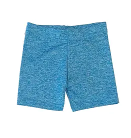 Dori Turq/White Heathered Bike Shorts