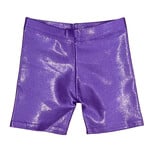 Dori Flash Purple Lame Bike Short
