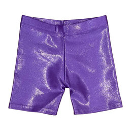 Dori Flash Purple Lame Bike Short