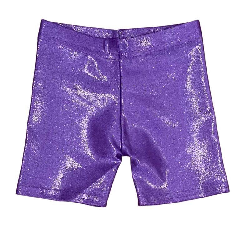 Dori Flash Purple Lame Bike Short