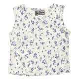 Dori Blue Floral Tank Top