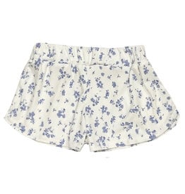 Dori Blue Floral Shorts