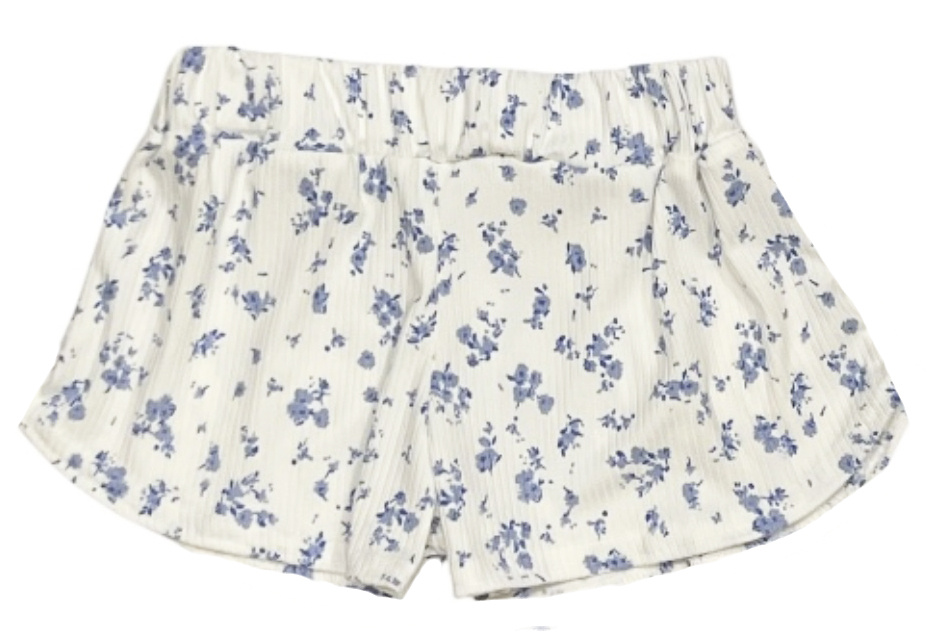 Dori Blue Floral Shorts