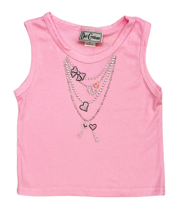 Dori Fancy Necklace Tank Top