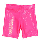 Dori Neon Pink Lame Bike Shorts