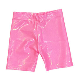 Dori Bubblegum Lame Bike Shorts