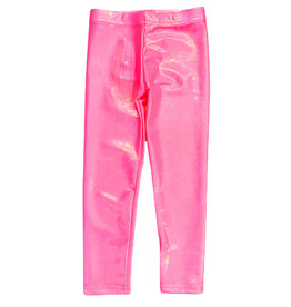 Dori Bubblegum Pink Lame Legging