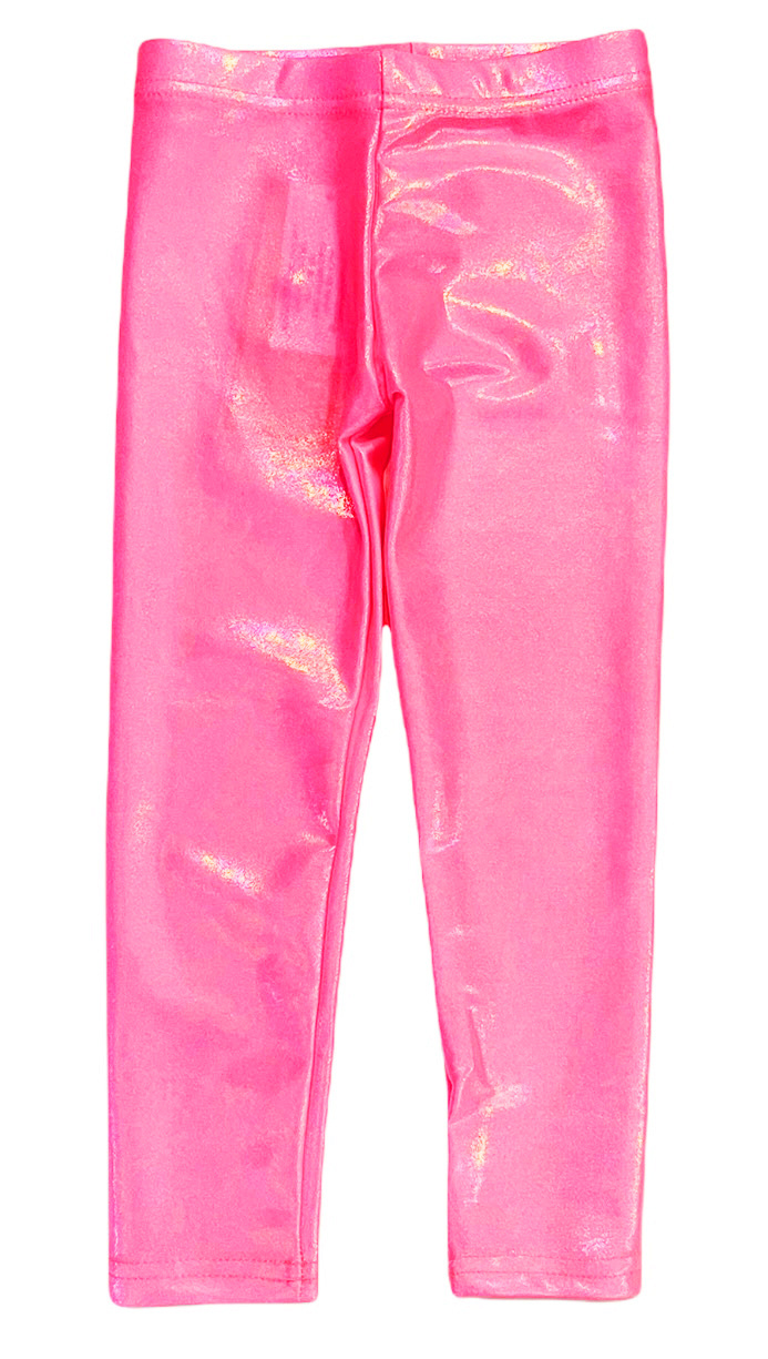 Dori Bubblegum Pink Lame Legging