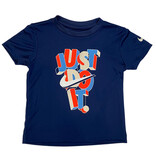 Nike Just Do It Stack Navy DriFit SS Tee