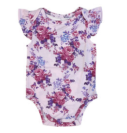 SP Love Violet Roses Short Onesie