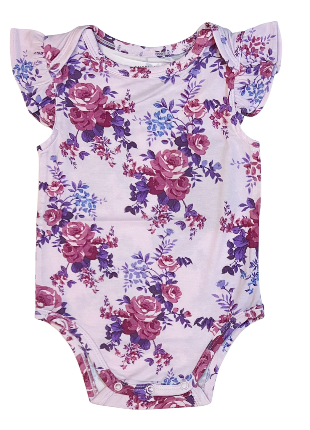 SP Love Violet Roses Short Onesie
