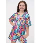 Tweenstyle Neon Gummies Poly/Silk Lounge Set